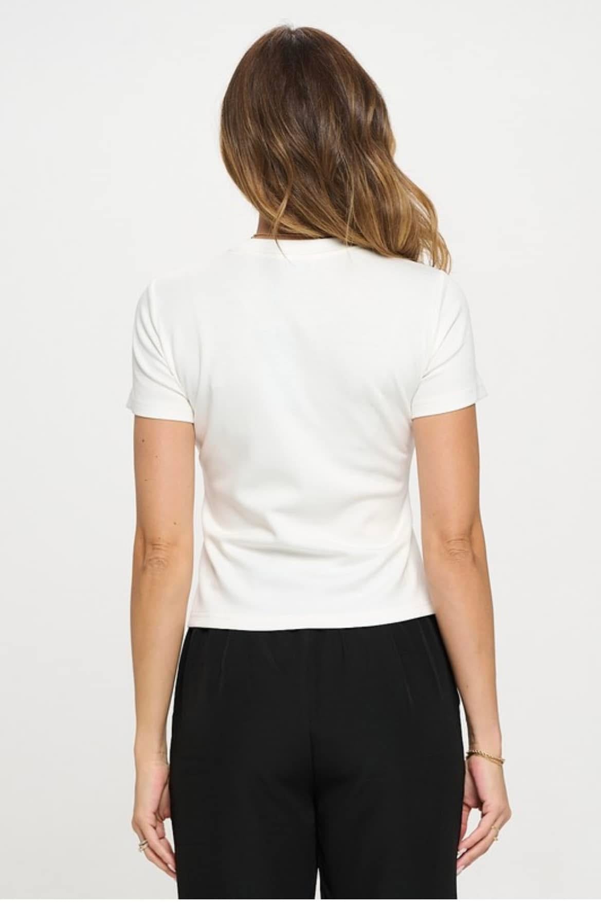 White Butterfly Shirt