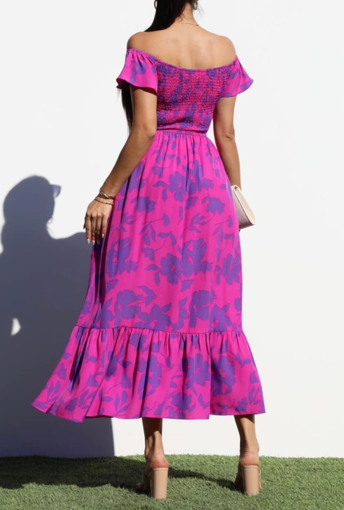 Magenta Maxi Dress
