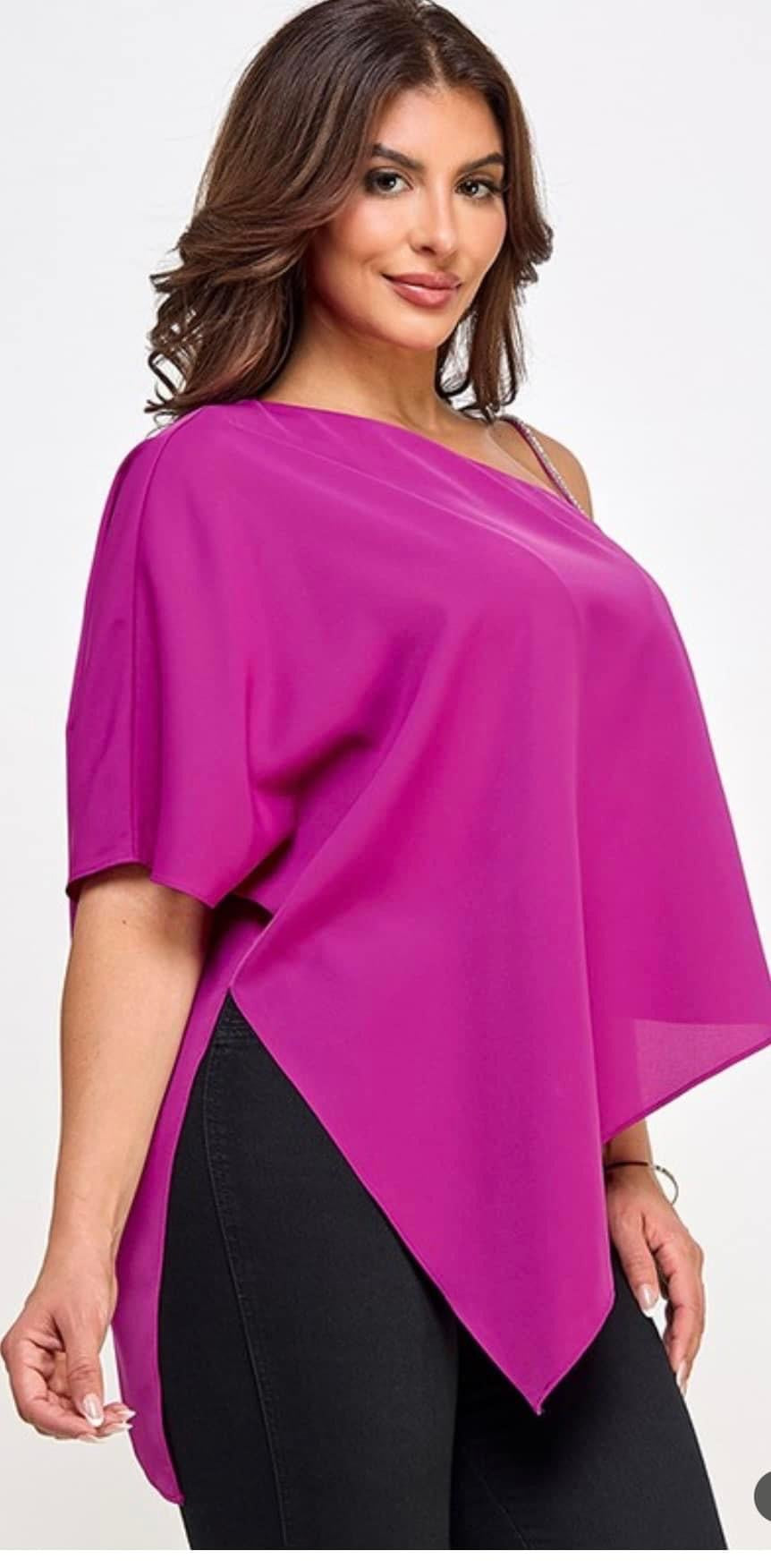 Orquid One Shoulder Blouse