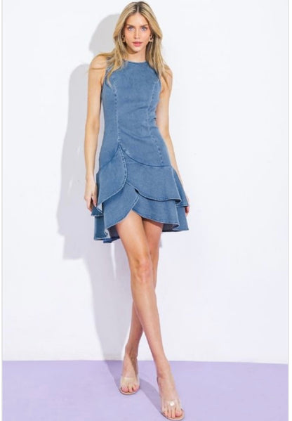 Denim Washed Dress